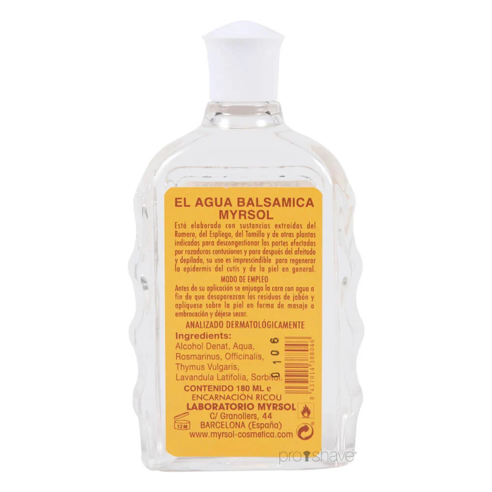 Aftershave Lotion, Agua Balsamica, 180 ml. - Bild 3