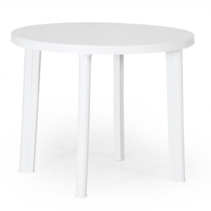 TONDO Bord 90 cm plast Vit