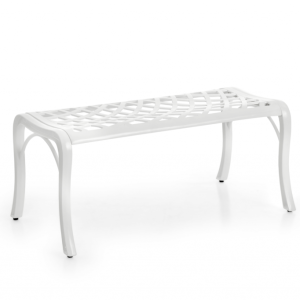 ARRAS Bänk Vit 101cm