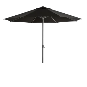 ABRIOLA Parasoll 3,3m Charcoal black