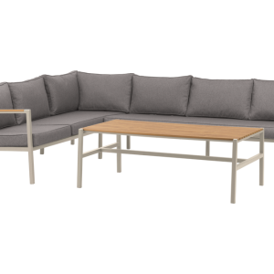 CAP Hörnsoffa Stor 214/279 D81cm Ljusgrå/Grå