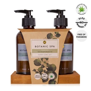 Handvårdsset Botanic SPA med trähylla