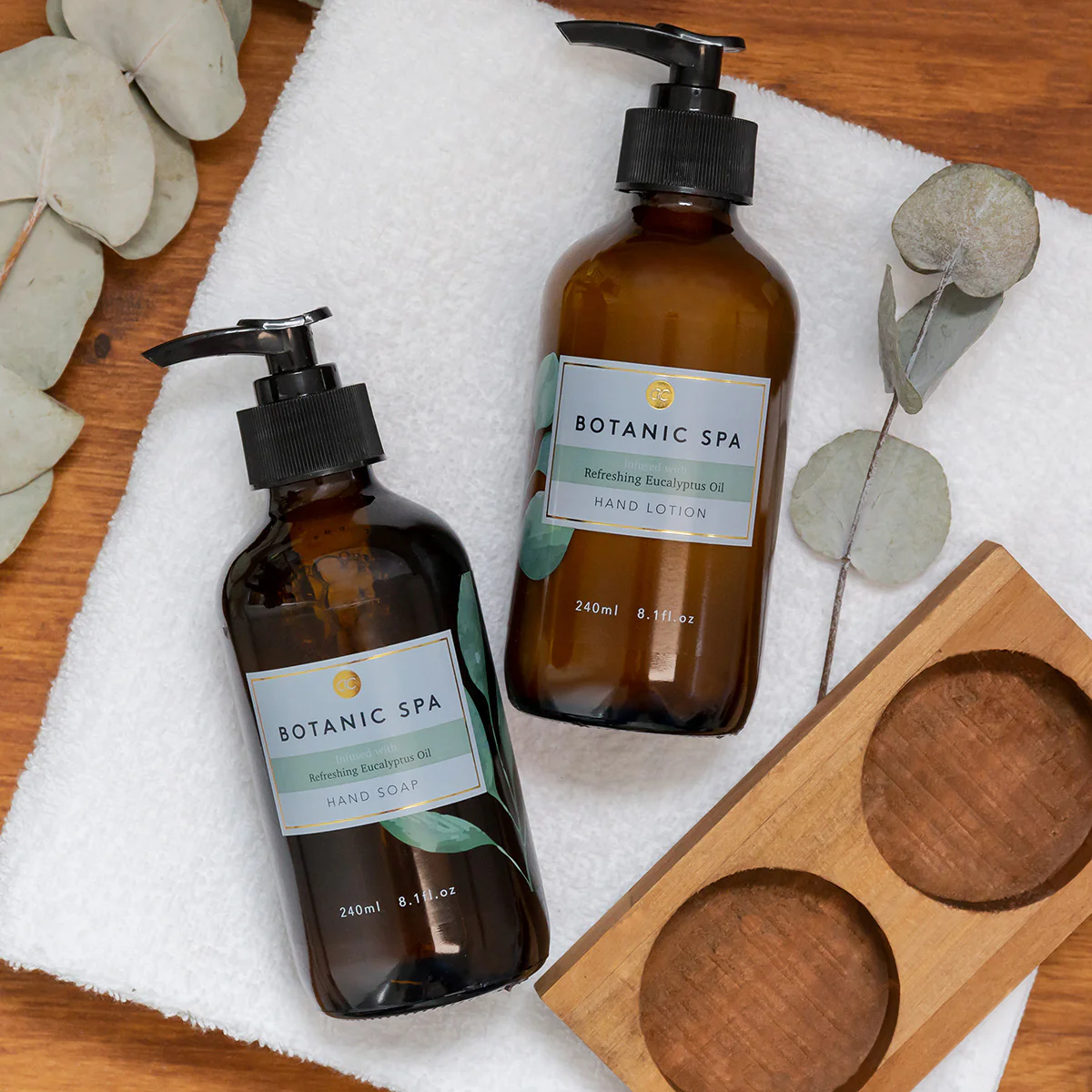 Handvårdsset Botanic SPA med trähylla - Bild 4