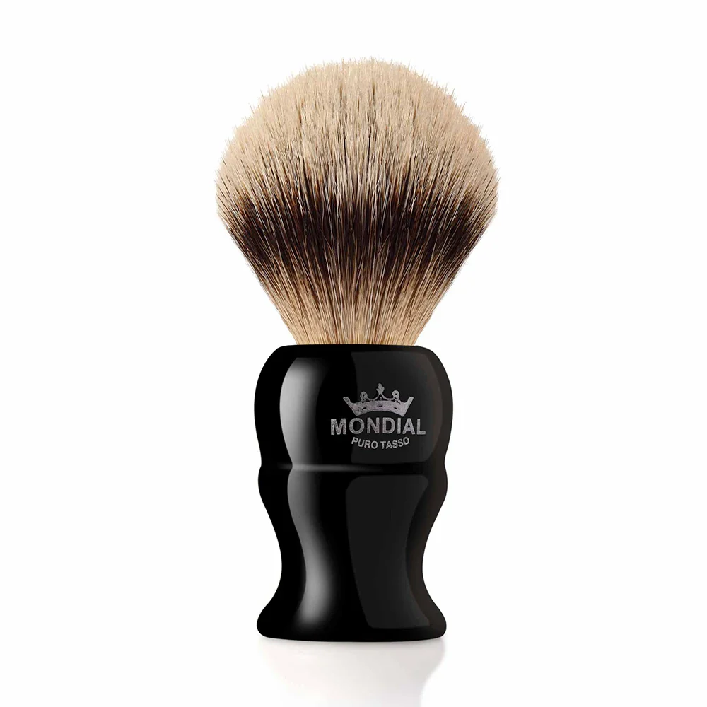 Silvertip Badger Rakborste, Kinsley, 22 mm, Svart harts - Bild 2