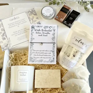 Handgjort spa presentbox