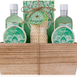 Accentra Spa presentset i träkorg